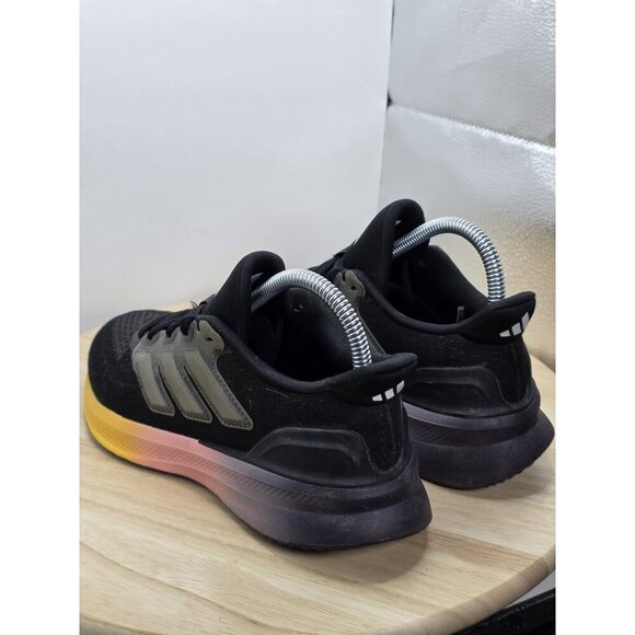 Adidas UltraRun 5 woen’s US 6 Black/yellow Running Shoe Athletic Sneaker Trainer - Picture 7 of 8